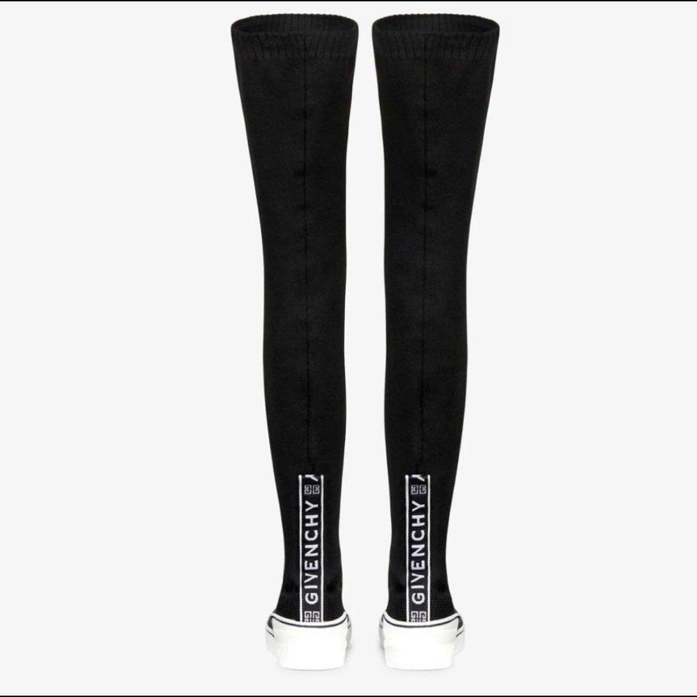 Givenchy George V over the knee sock boots